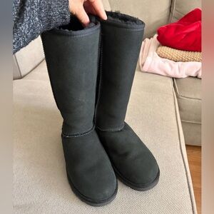 Ugg Black Tall Boots size 9